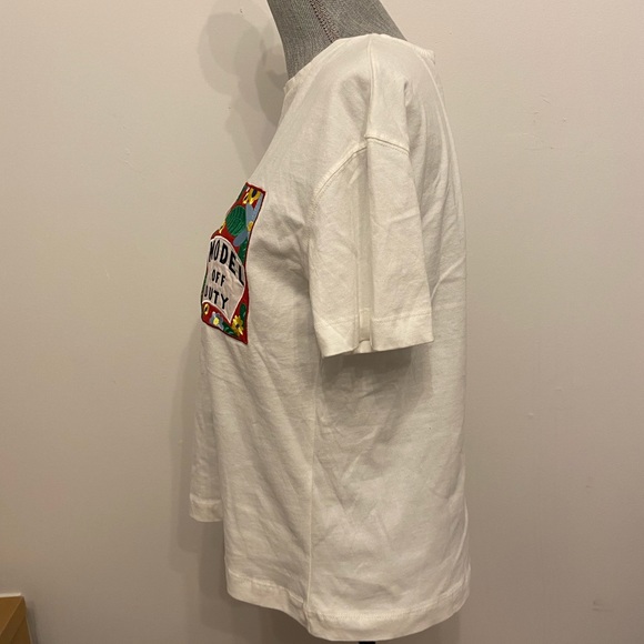 2/$15 Zara “Model Off Duty” White Tee - Picture 3 of 7